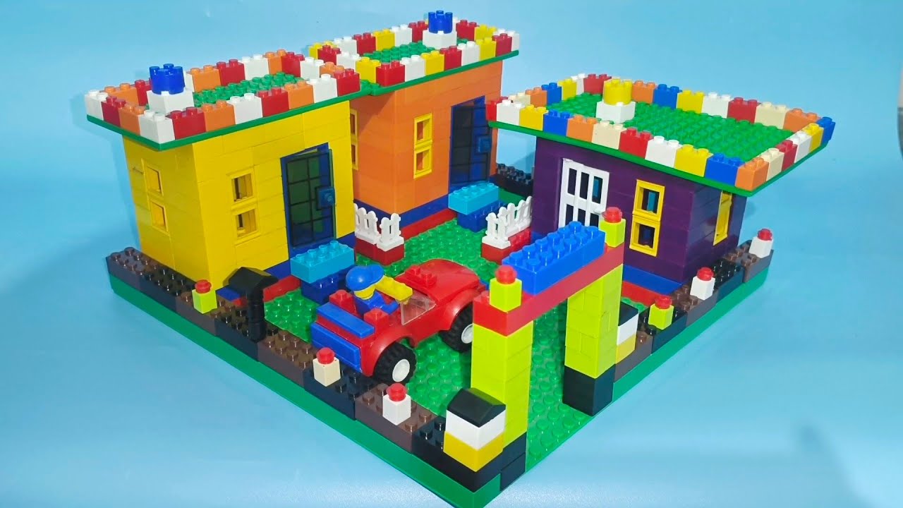 How To Build a LEGO Row House 🏠| Building Blocks Instructions | Diy 