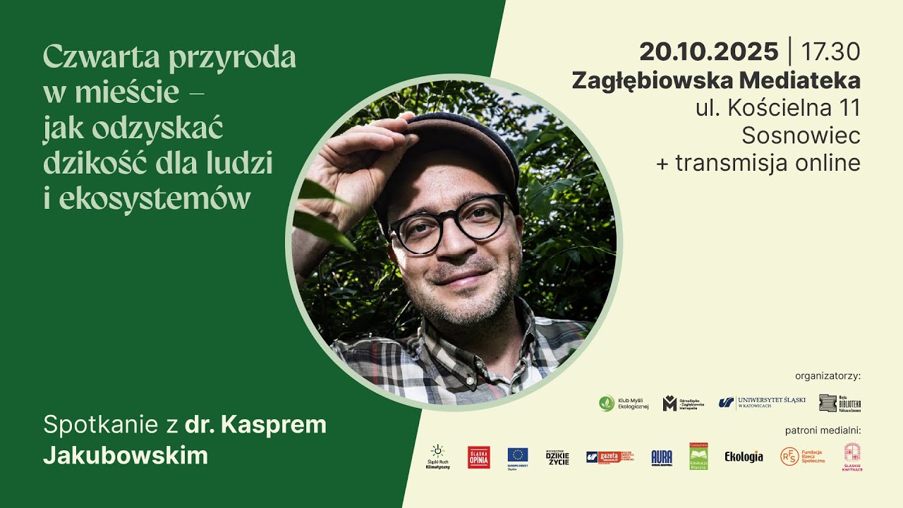 102. Spotkanie Klubu Myśli Ekologicznej – Kasper Jakubowski