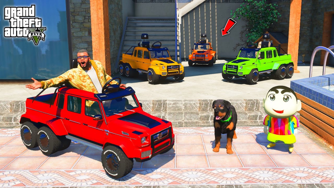 Franklin & Shinchan Buy Mini 10x10 Camper Toy Car in GTA 5 | JNK GAMER