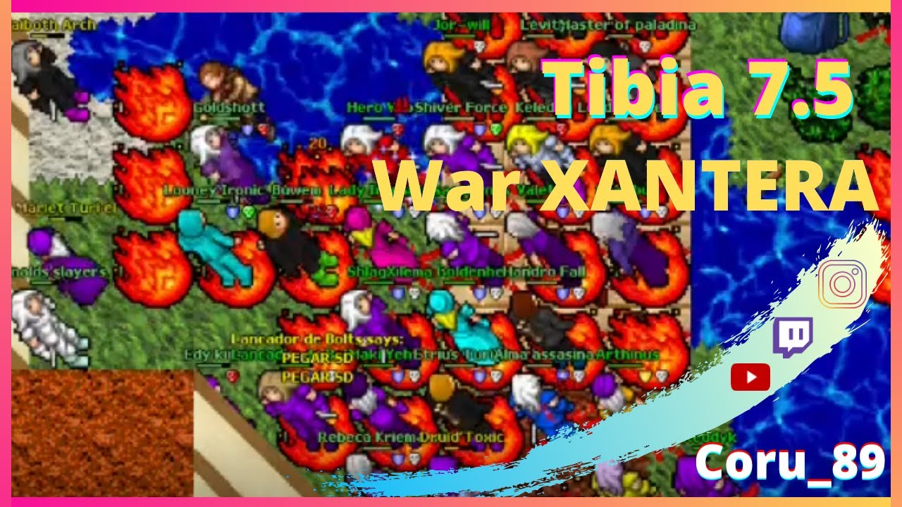 Tibia - XANTERA 7.5 - Shiver Force, Edron Battle