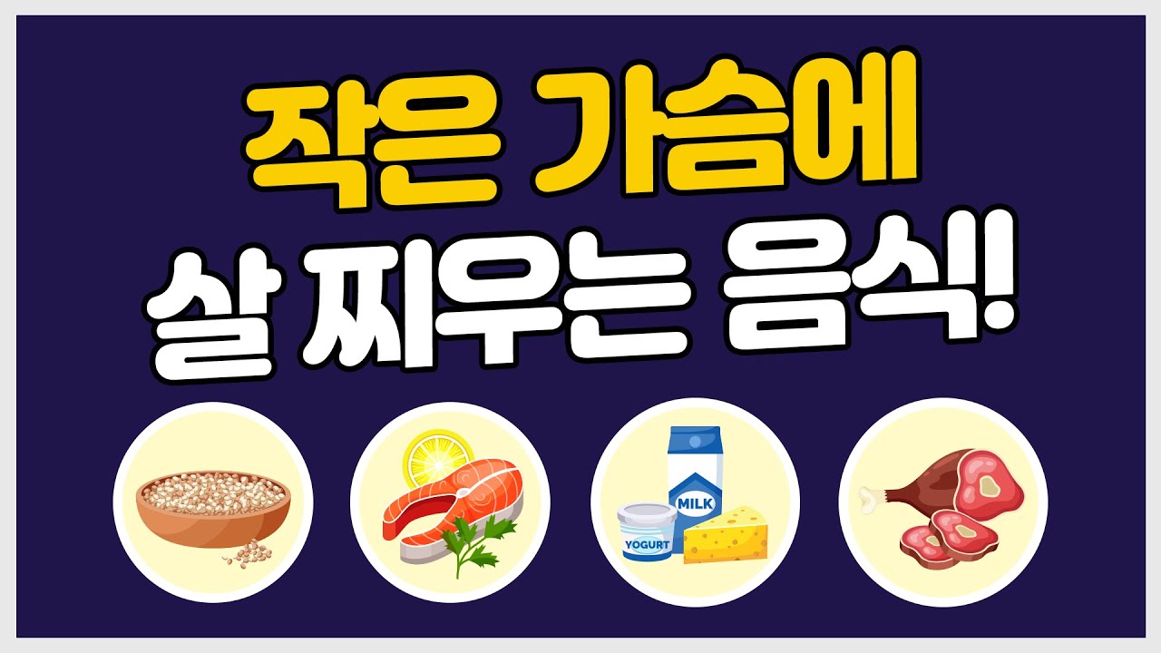 가슴 커지는 음식 ! 어떤걸 먹어야 가슴이 커질까?