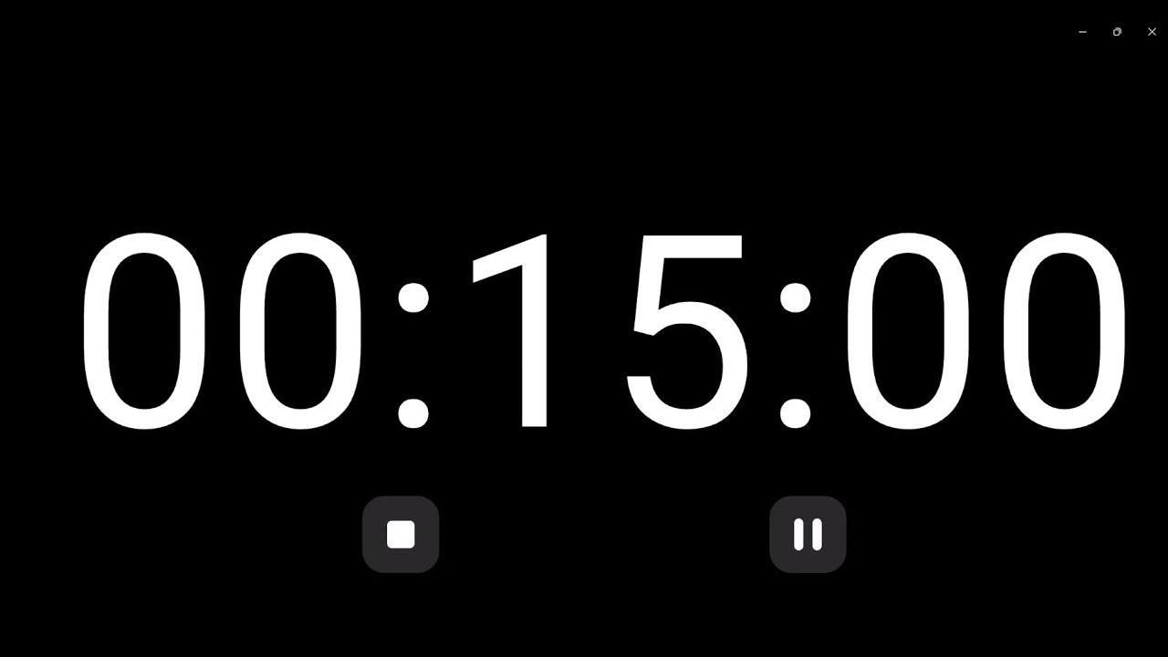 15 Minutes Timer