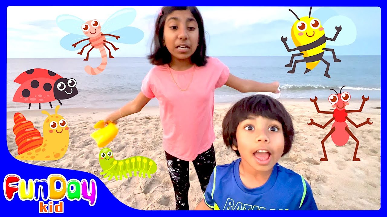 BUG HUNT | Kids Fun video with Urvi and Apu - @FunDayKid