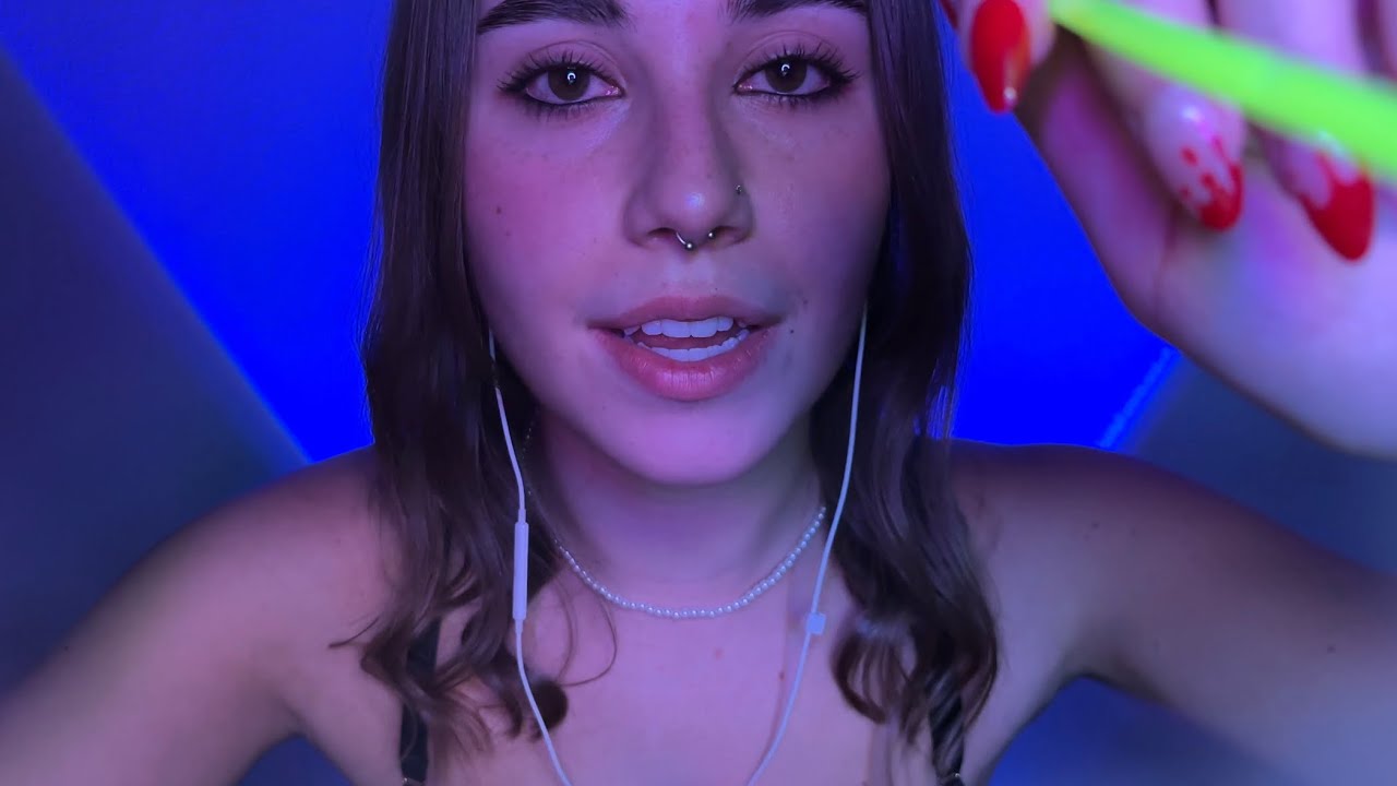 ASMR Pinching Spider Web Off Your Face For Halloween 🕸️🎃
