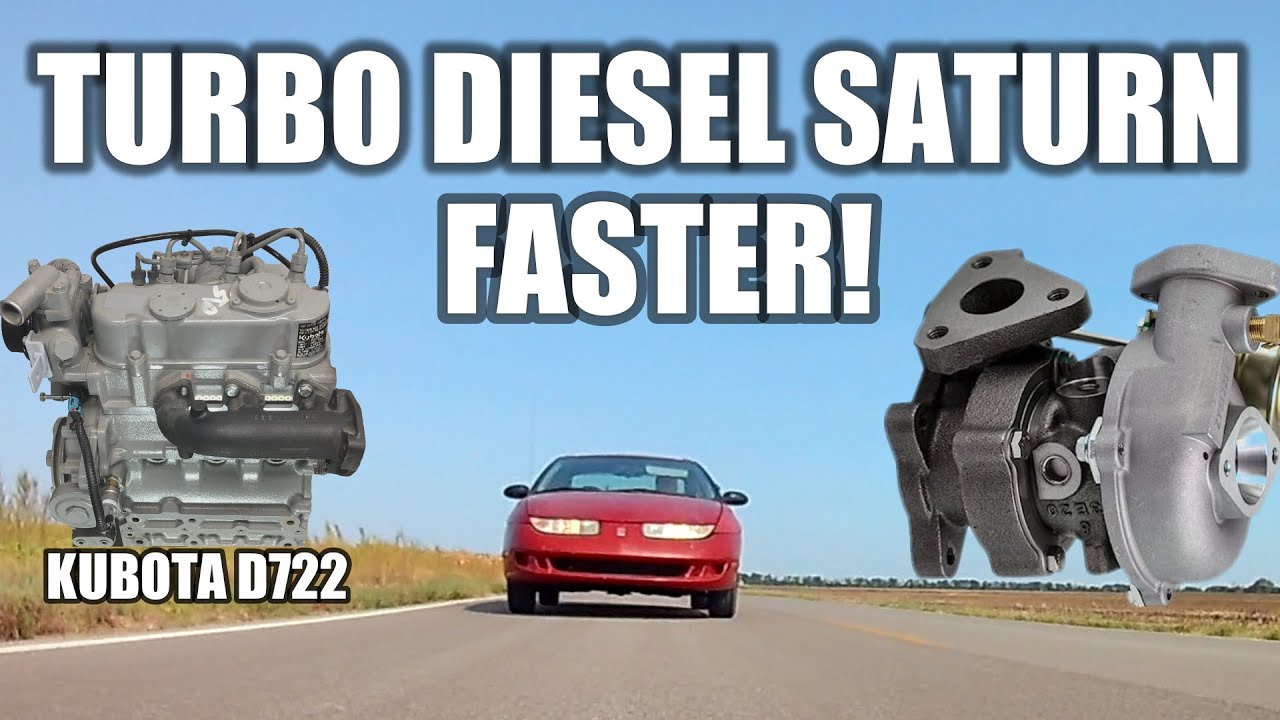 S3 E6  MOOR BOOST!!!!   our 722 cc Kubota turbo diesel Saturn gets faster and we check the MPG