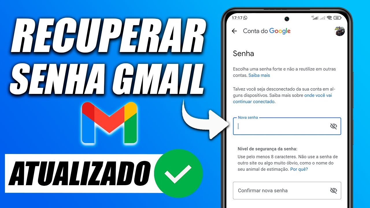 COMO RECUPERAR SENHA DO GMAIL