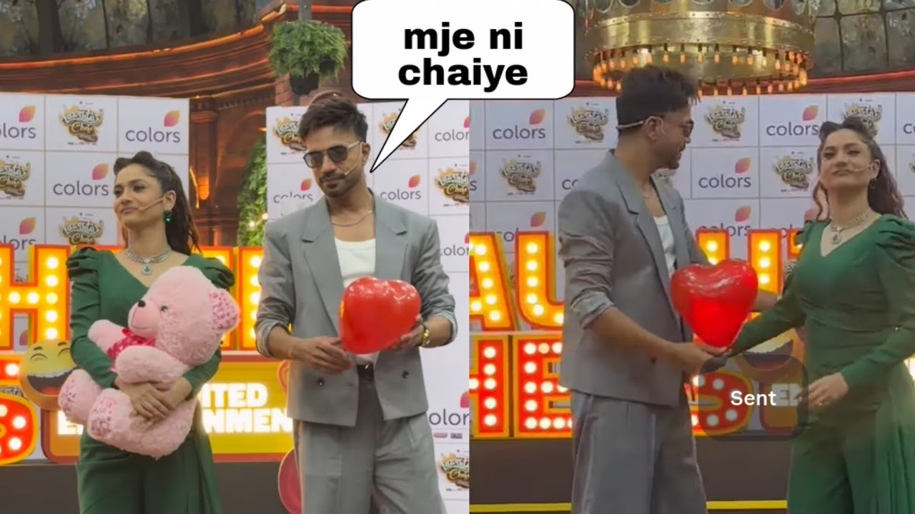 Ankita lokhande Vicky Jain came back in laughter chef,ankita vicky fight in laughter chef 