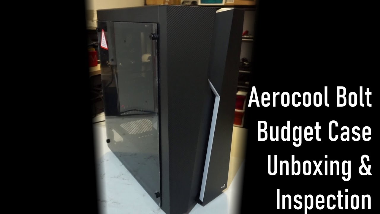Aerocool Bolt RGB Case unboxing and inspection