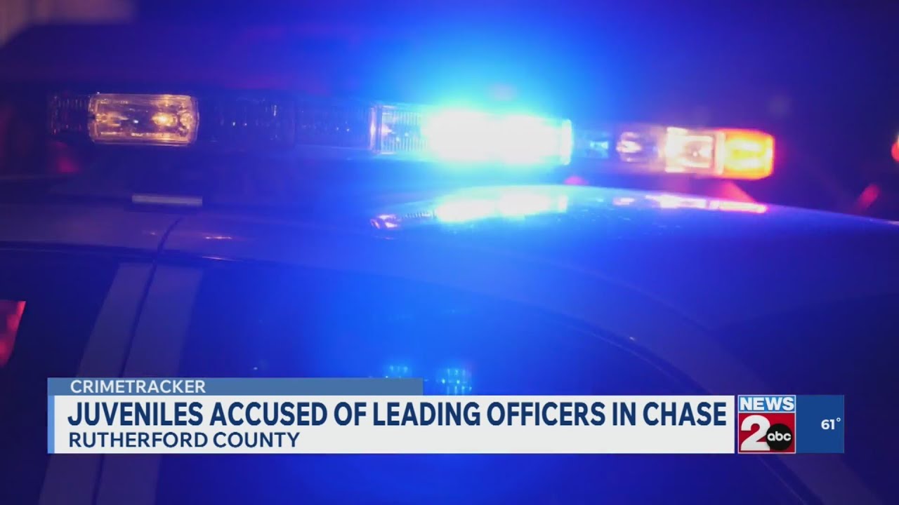 Juveniles accused of leading officers in chase