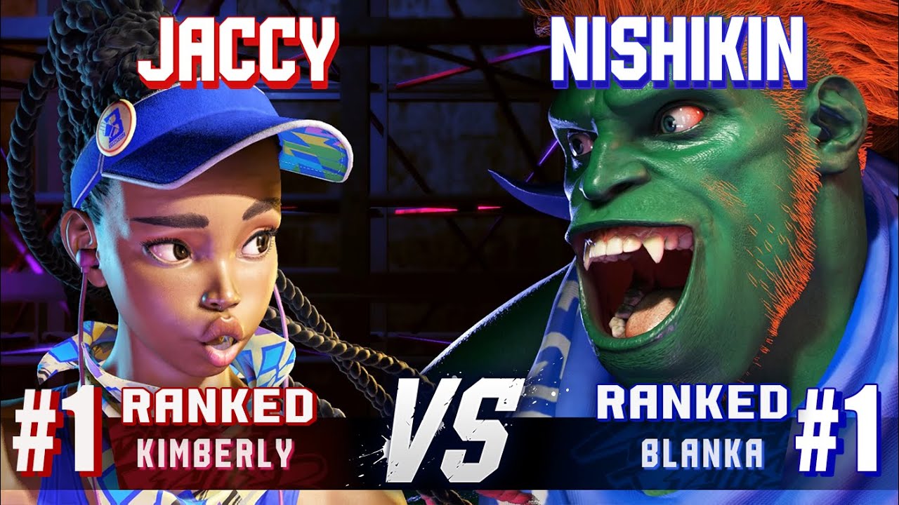 SF6 ▰ JACCY (#1 Ranked Kimberly) vs NISHIKIN (#1 Ranked Blanka) ▰ Ranked Matches
