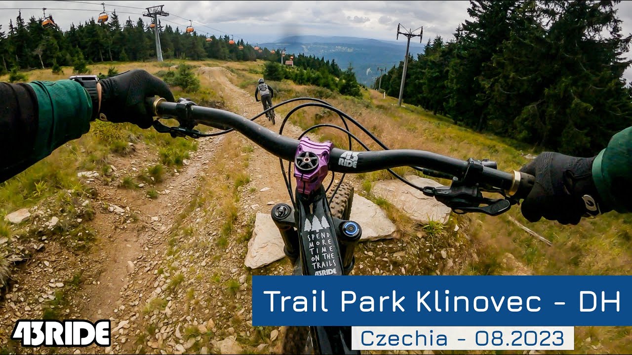 Trail Park Klinovec - DH trail full run - Czechia 08.2023