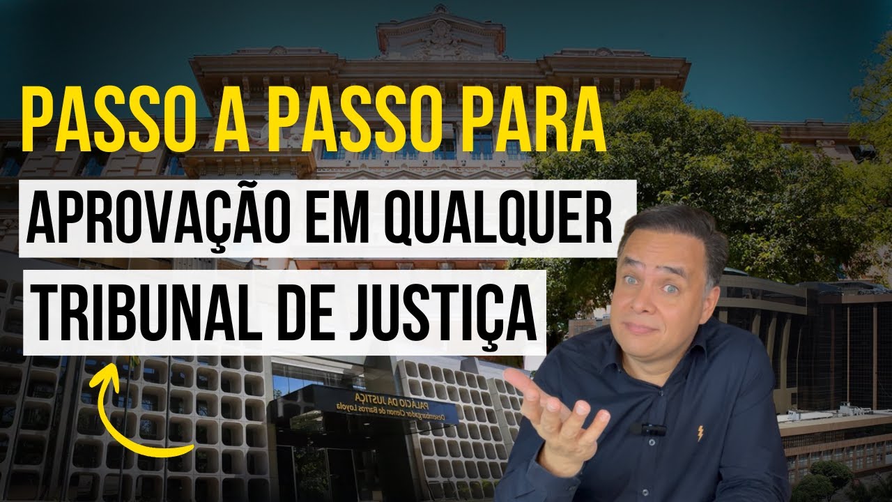 CONCURSOS DE TRIBUNAIS l COMO PASSAR EM QUALQUER TRIBUNAL DE JUSTI&Ccedil;A DO BRASIL