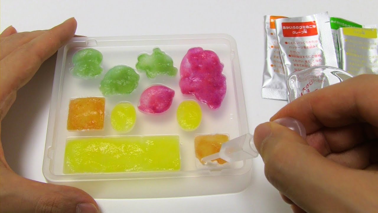 DIY Japanese Candy #199 Super Mario Maker Gummy Making Kit Renewal