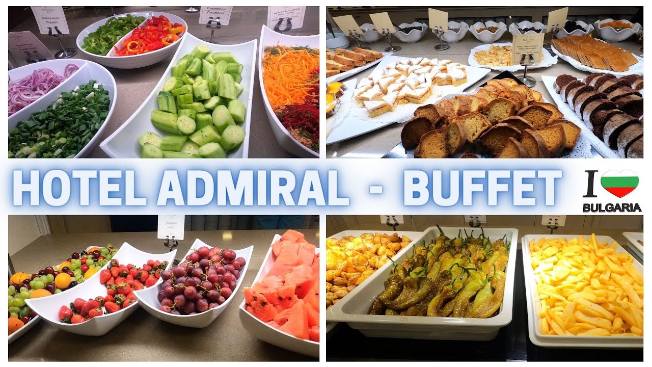 HOTEL ADMIRAL Buffet - Frühstück -Mittagessen - Abendessen - GOLDSTRAND - 5 Sterne Hotel