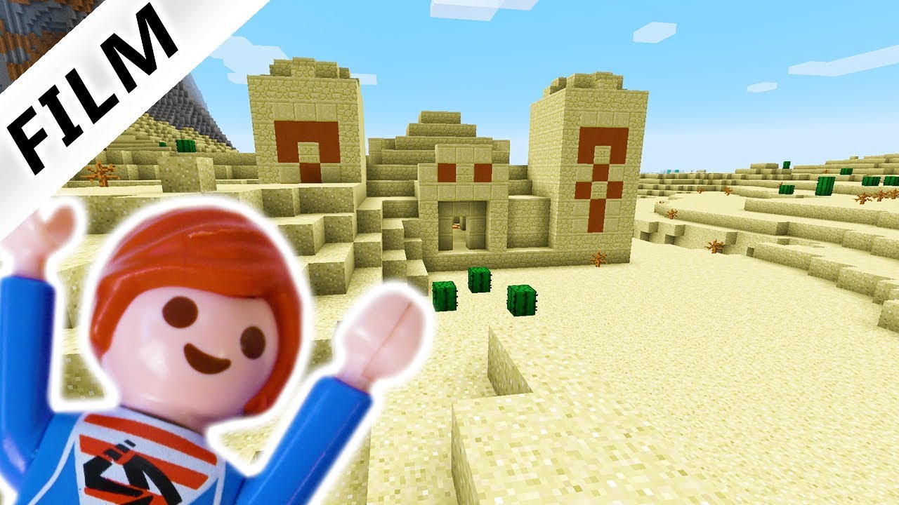 #4 JULIAN FINDET DIAMANTEN IM TEMPEL IM ÜBERLEBENSMODUS MINECRAFT! Playmobil Film Deutsch