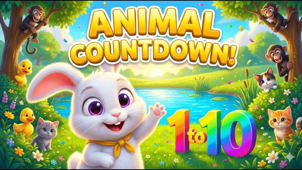 Little Ones Love Counting These 10 Cute Animals 🐾