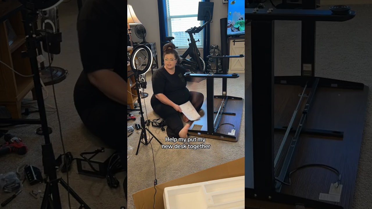 Put together my new desk with me! 