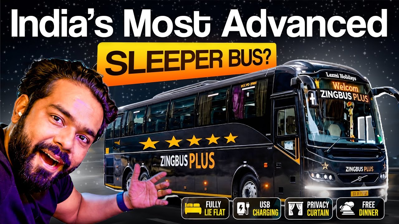 Mumbai to Hyderabad in a Bus with a TOILET!  | Zingbus Plus Review 2026