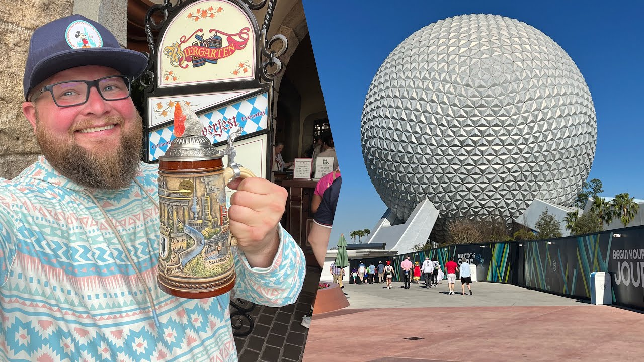Epcot Biergarten | Disney's Festive German Buffet & Riding Frozen Ever After | Disney Parks