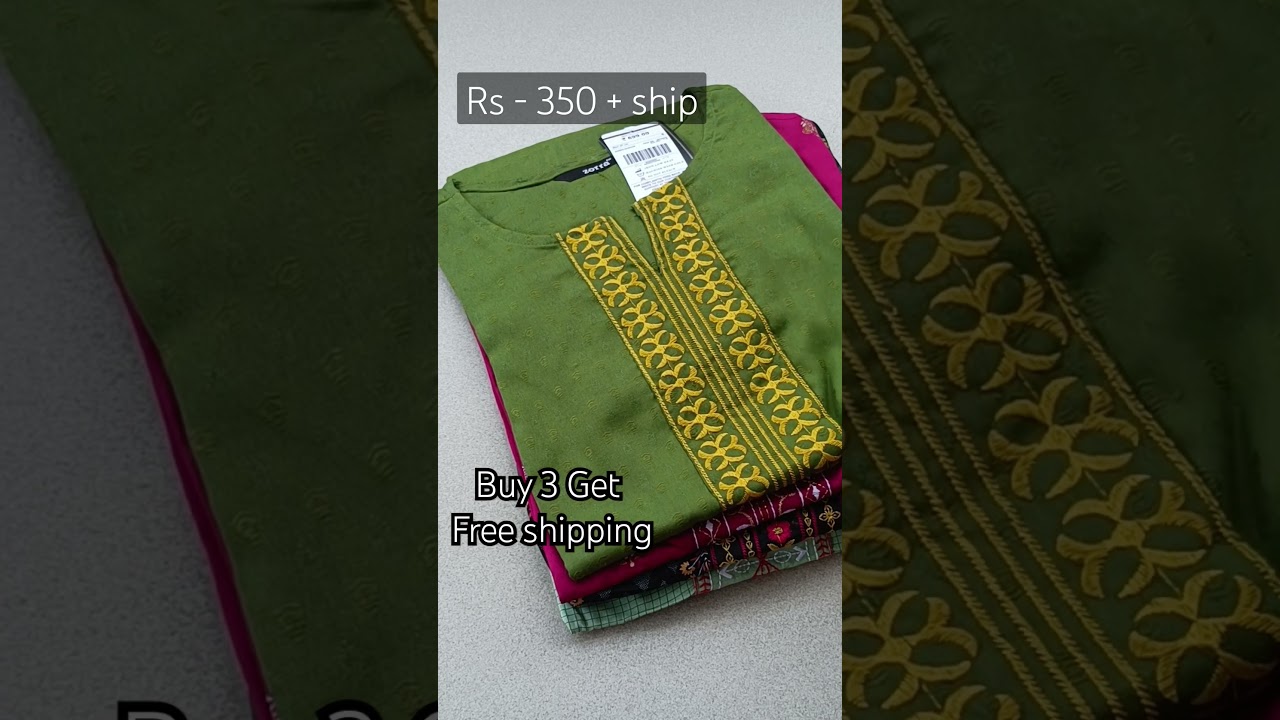Side Open Kurtis.To order WhatsApp  9688697760, 9524212114