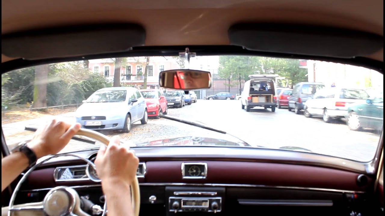Mit dem Mercedes-Ponton 180a durch Berlin-Kreuzberg