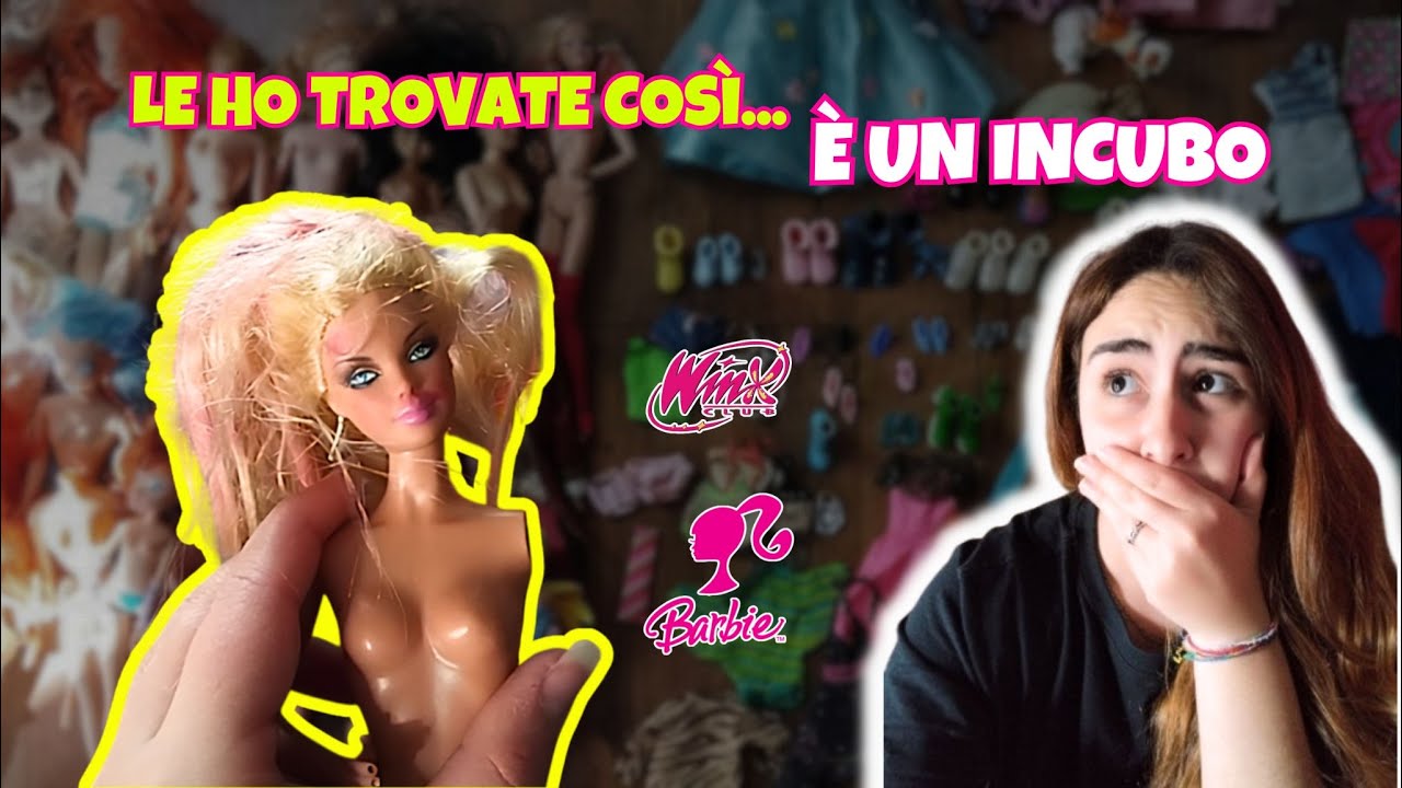 Le mie BAMBOLE Winx e Barbie sono DISTRUTTE! | Ep.1 - Inizio del restauro ✨