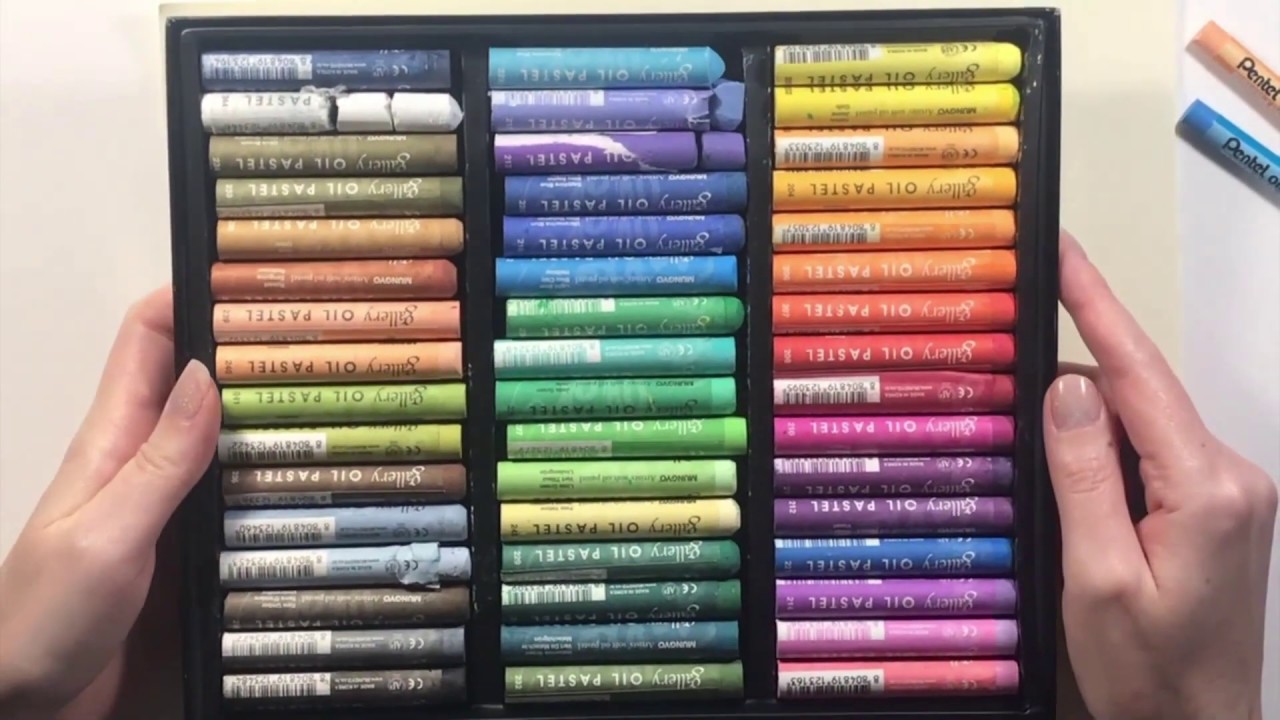 Обзор масляной пастели Mungyo Gallery, Faber Castell, Pentel, Sennelier, Caran d'Ache Neopastel