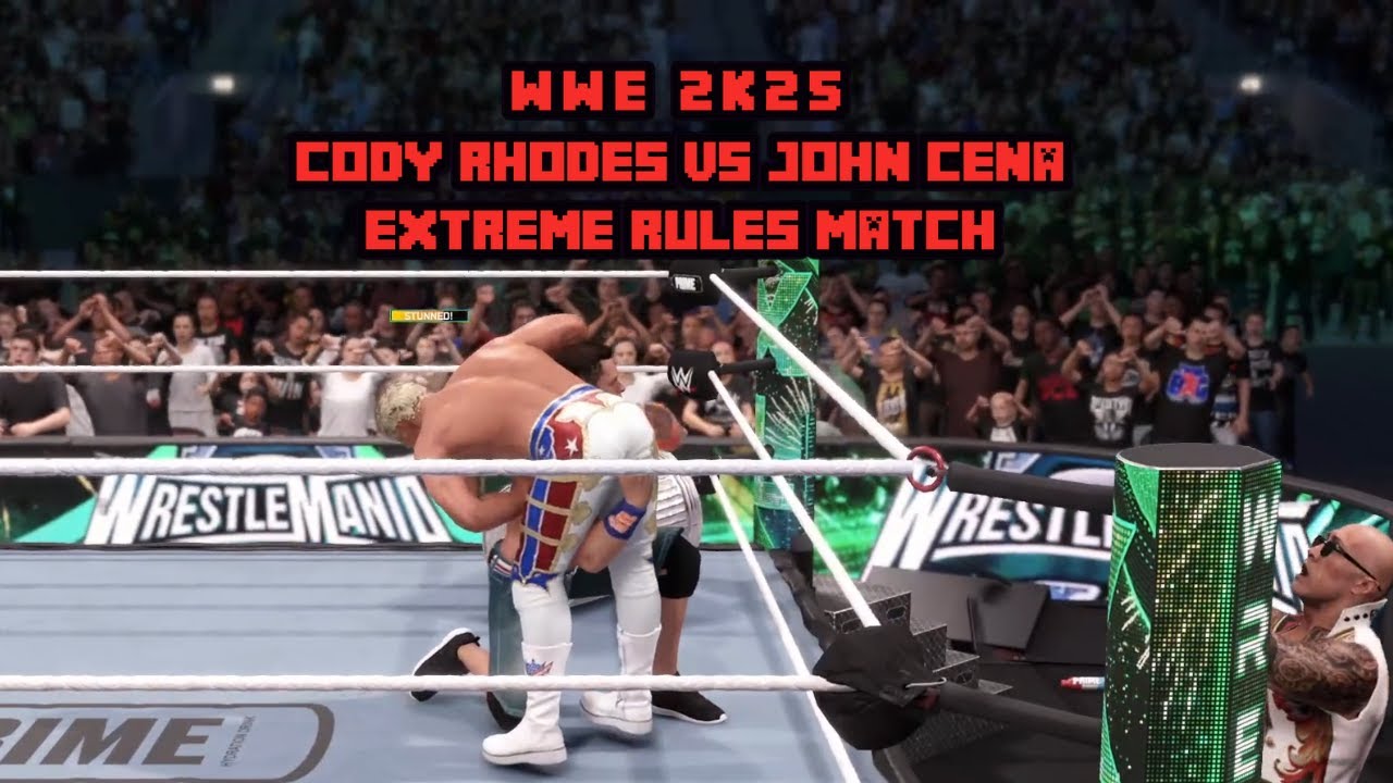 CODY VS JOHN CENA | Extreme Rules Match|