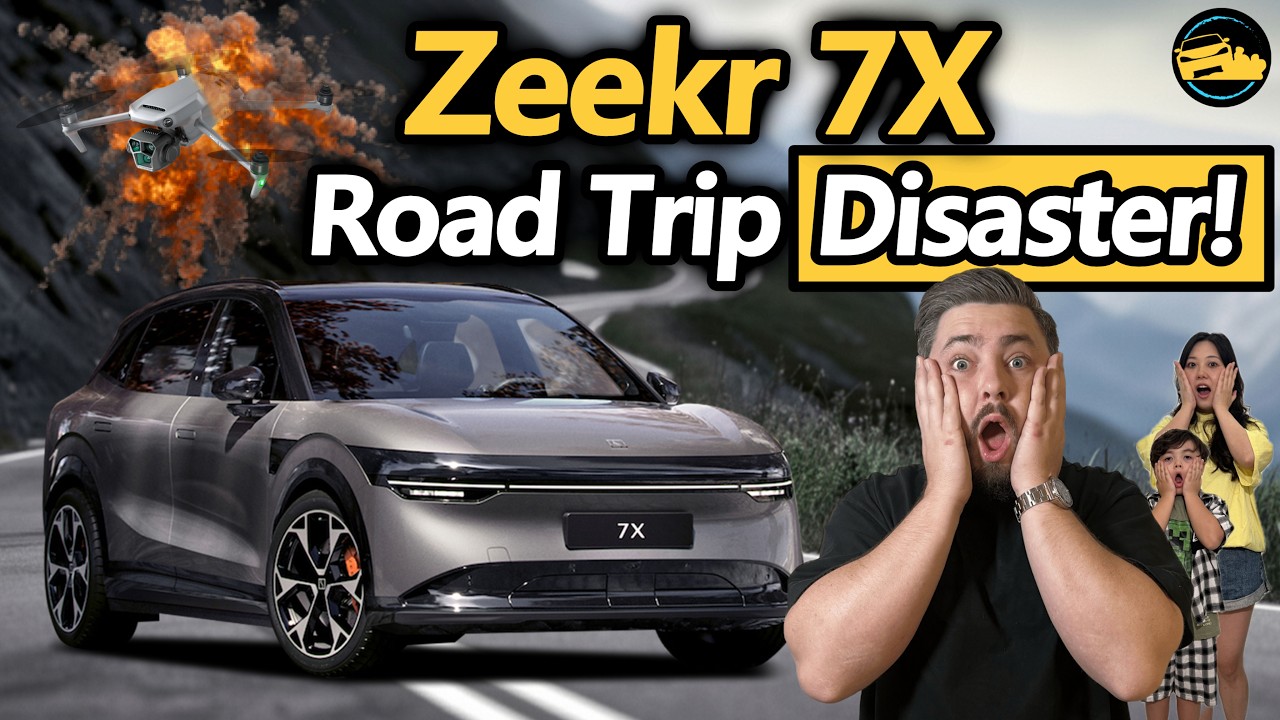 Семейное путешествие на автомобиле Zeekr 7X: ВСЕ пошло не по плану!