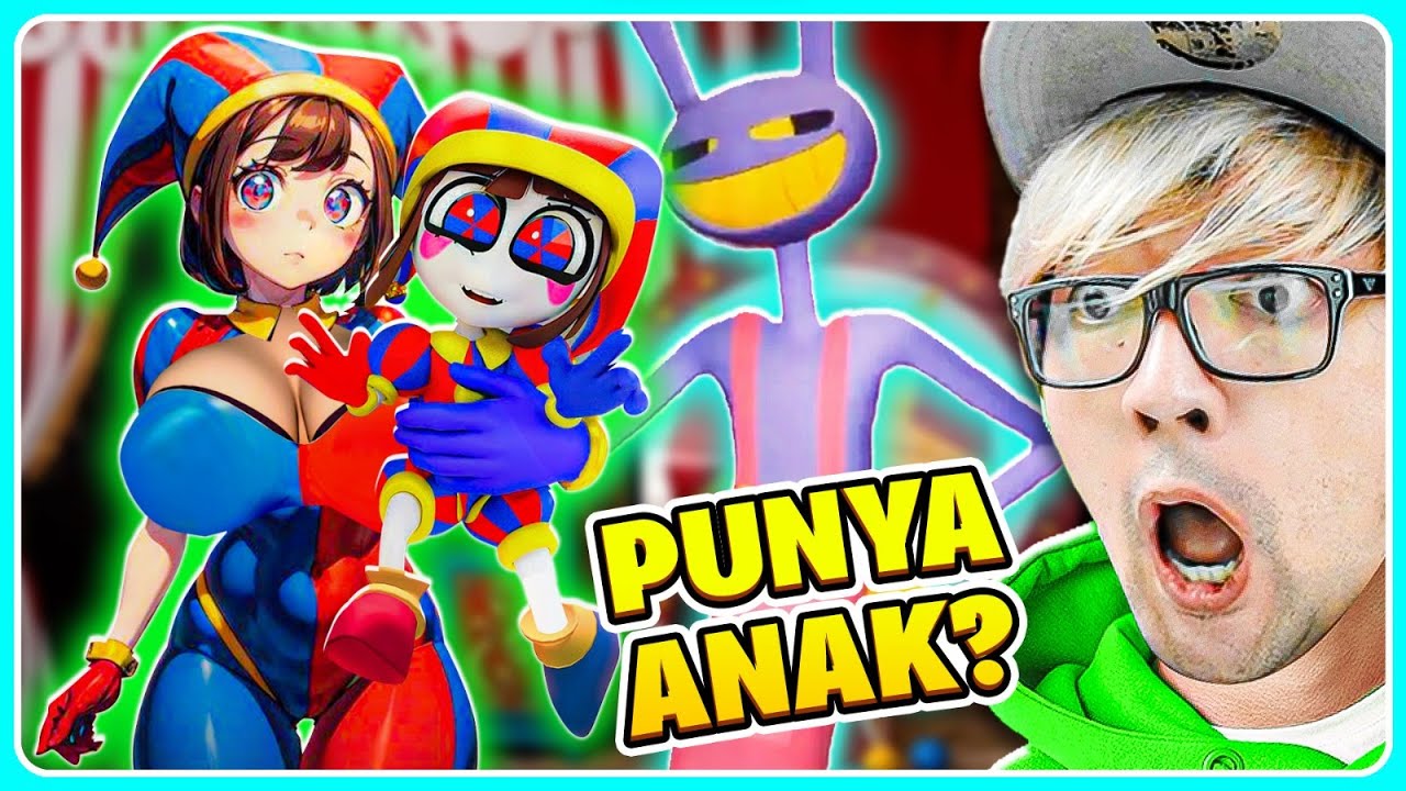 BANG CUPU REAKSI DIGITAL CIRCUS LUCU!! POMNI DAN JAX PUNYA ANAK