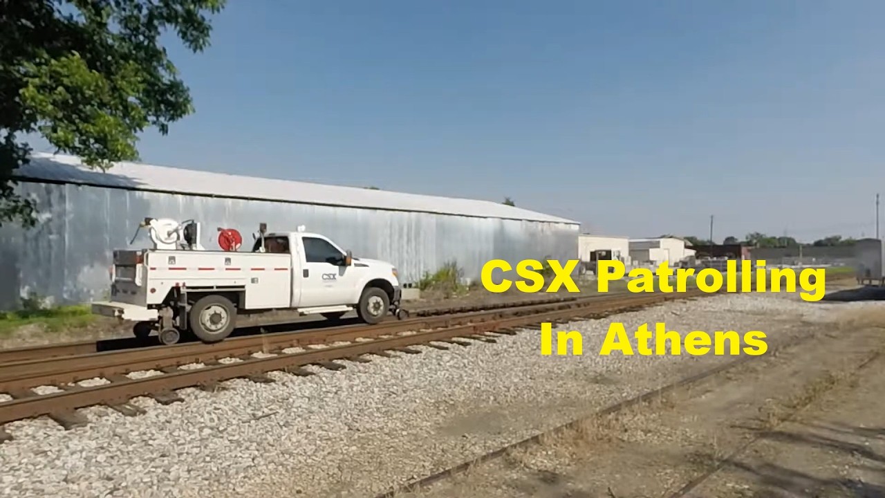 CSX Hi Rail Truck in Athens - 2015