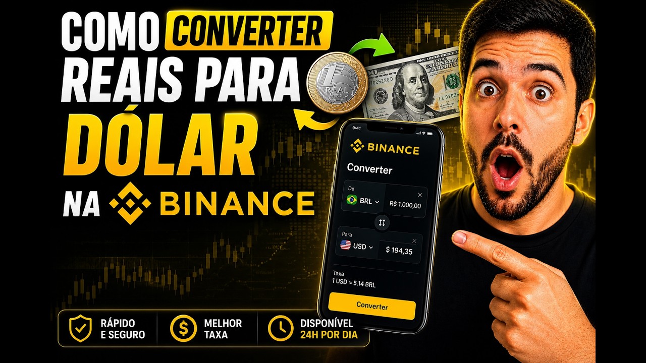 Como Converter Reais Para D&oacute;lar na Binance