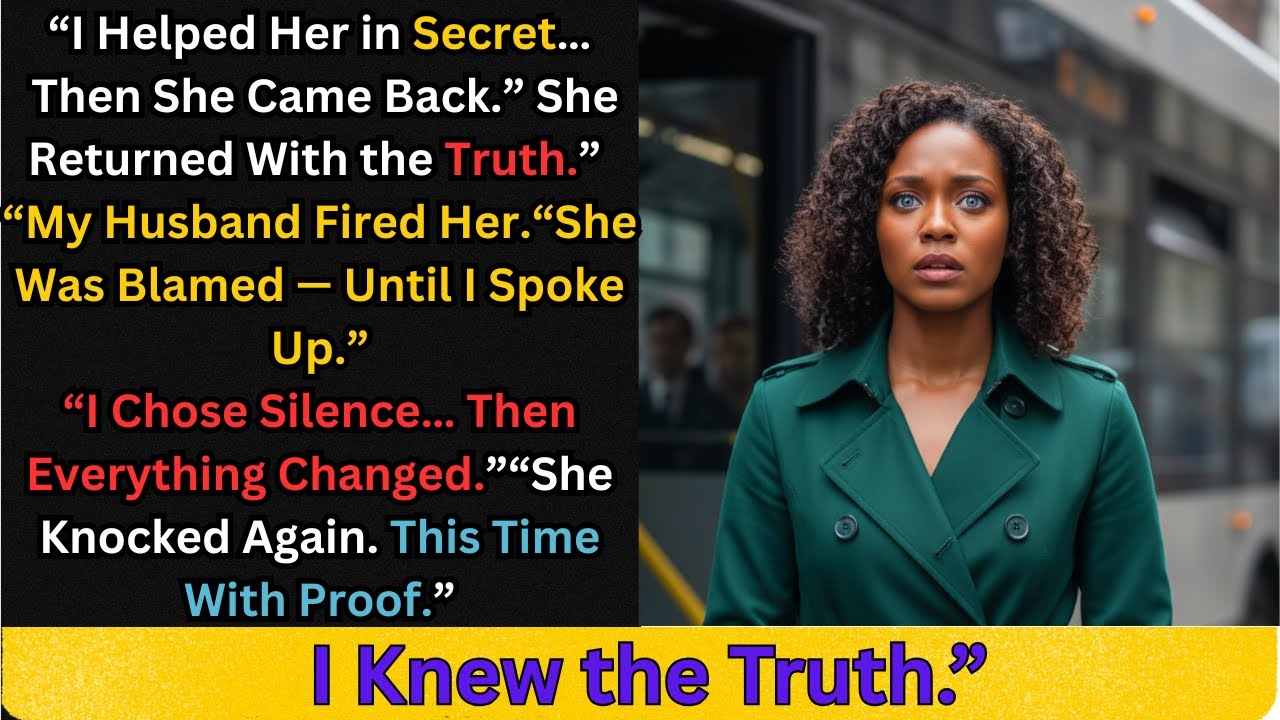 “He Fired Her Brutally, I Helped Her Quietly… Then She Returned With A Shocking Truth””