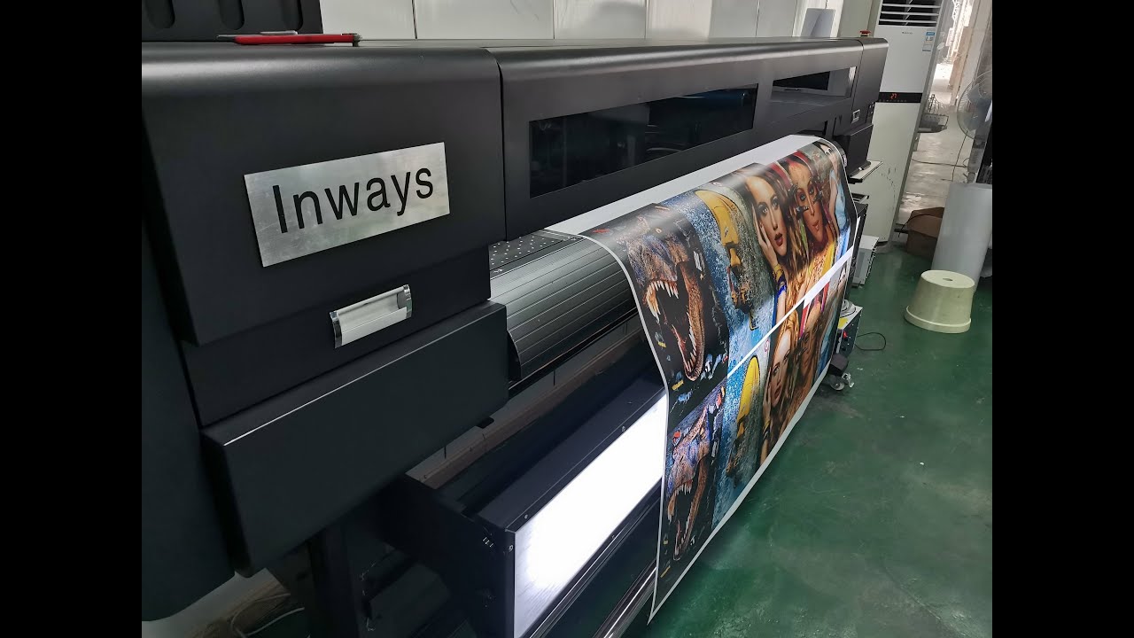 1.8m UV roll to roll printer with i3200 U1