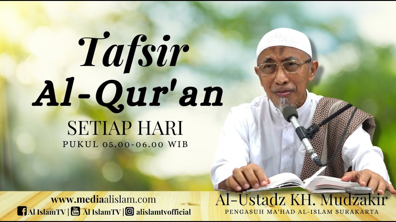 🔴 KAJIAN PAGI : ADAB MEMBACA AL-QUR`AN DAN MELAFALKAN ADZAN || KH. AL-USTADZ MUDZAKIR || 05 09 2025