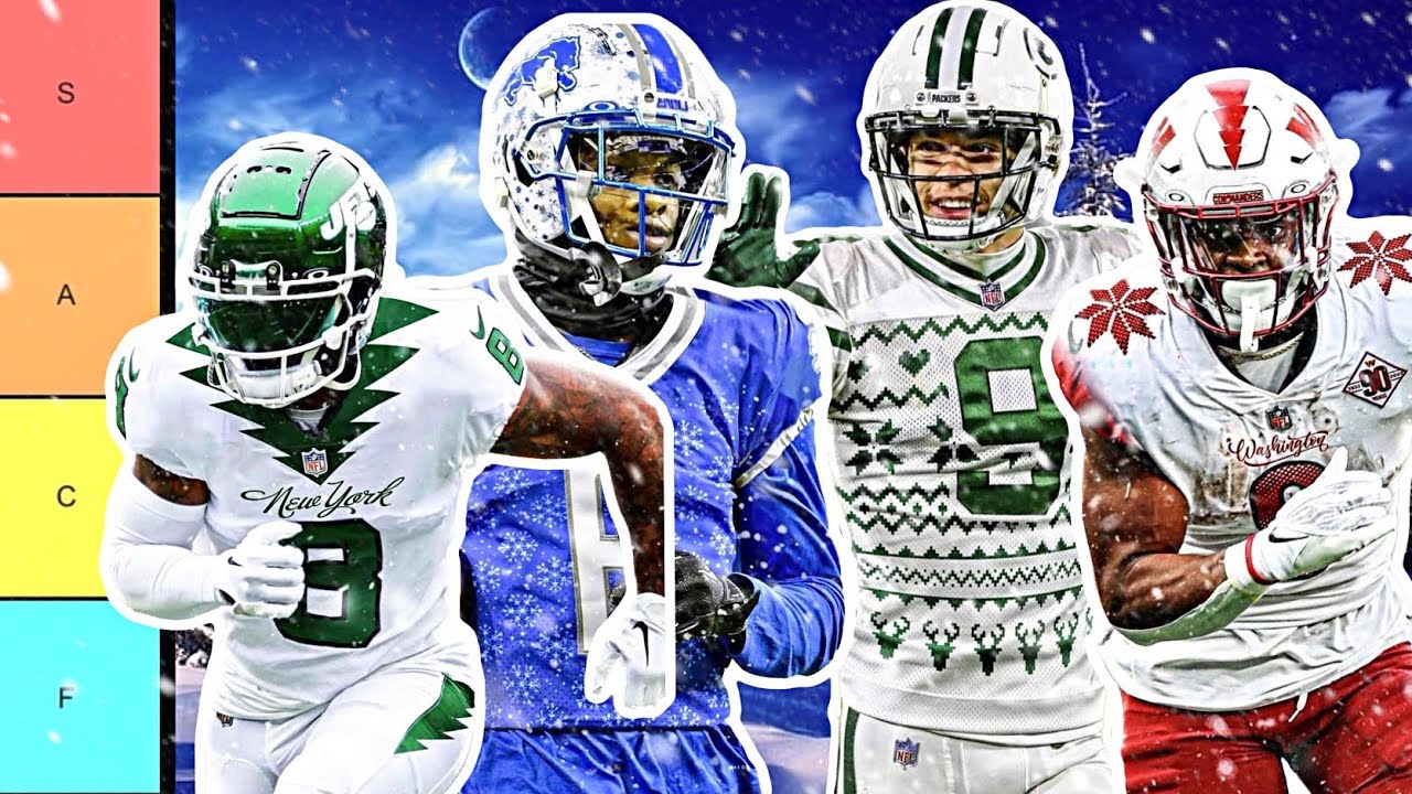 Ranking Custom NFL Christmas Jerseys!