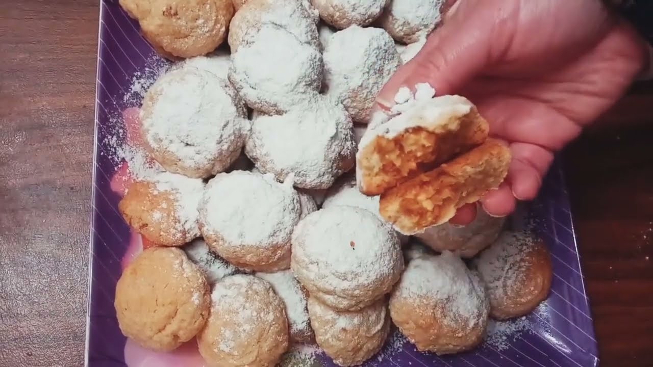 كحك العيد الدايب محشي عجوه وعجميه ⭐️الكحك باسهل وانجح طريقة #كحك العيد 