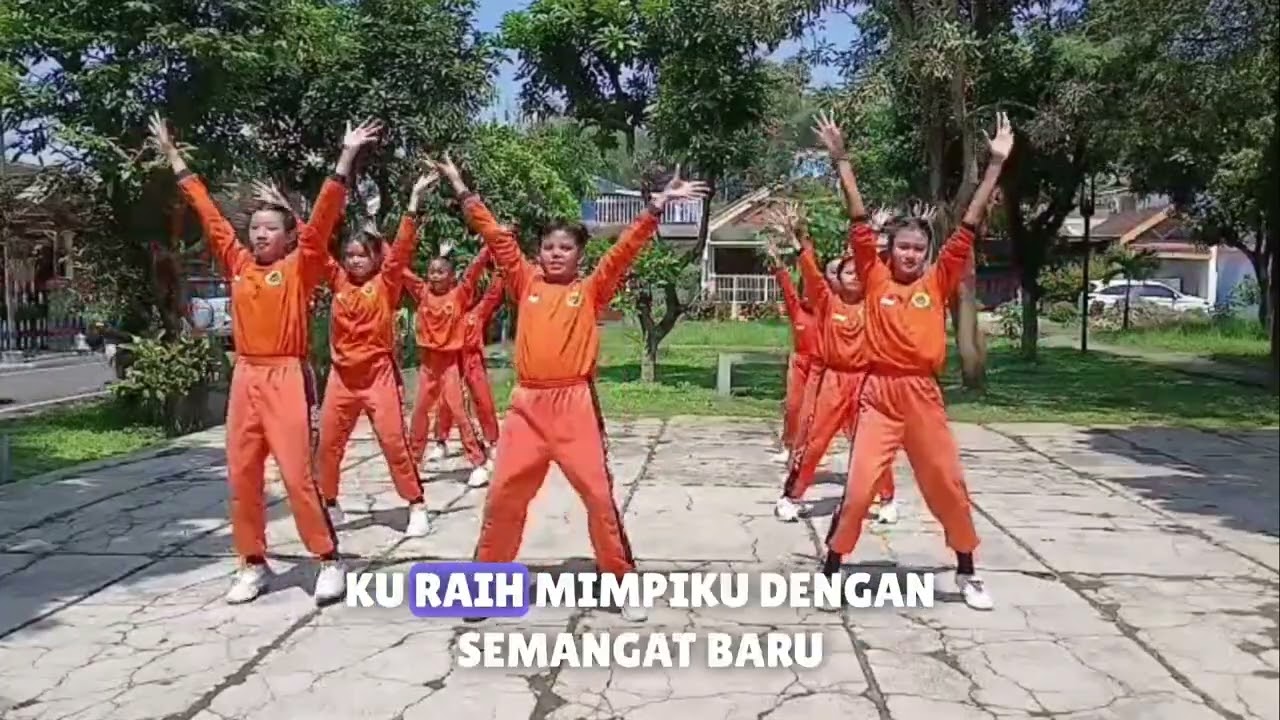 Lomba Senam Anak Indonesia Hebat 2025_SDN Bunulrejo 2 Malang_Jawa Timur
