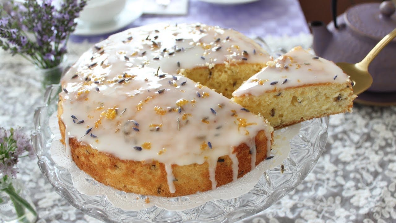 レモンとラベンダーのパウンドケーキの作り方 Lemon Lavender Pound Cake Recipe