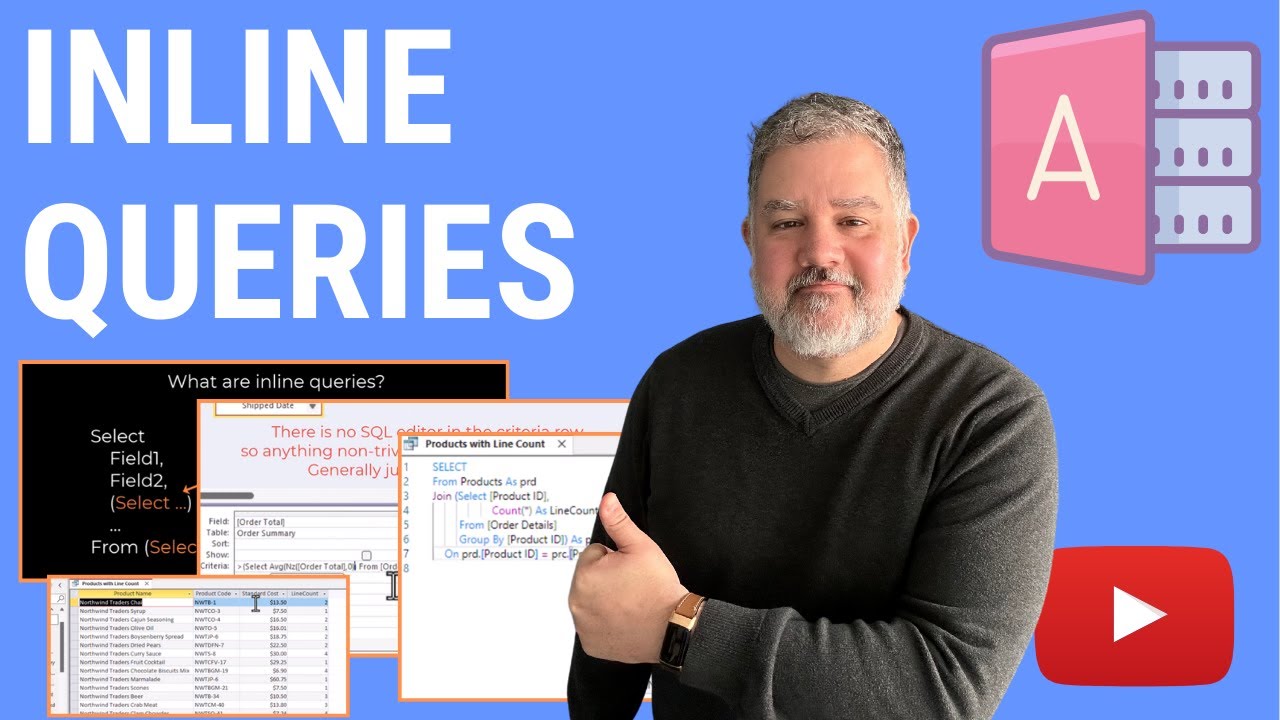 How to Use Inline Queries in Microsoft Access