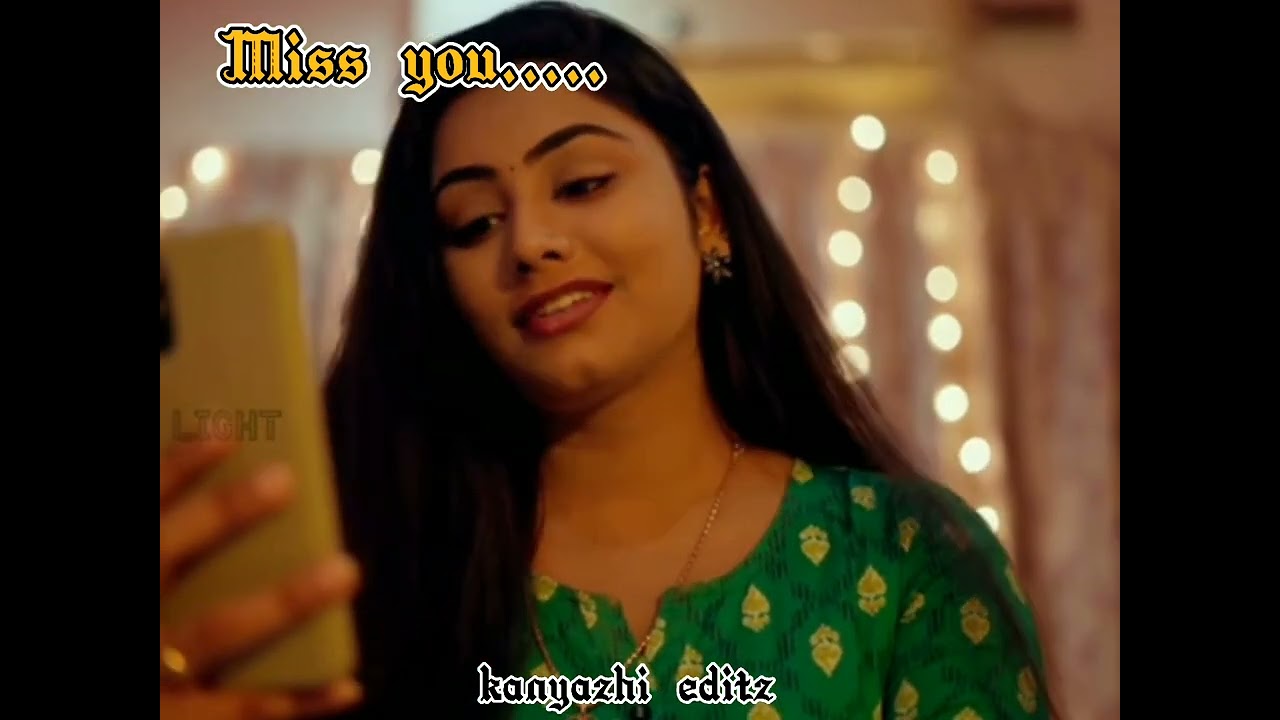 Ravi ❤ Renu ||Niraimatha nilave web series ||miss you whats app status tamil