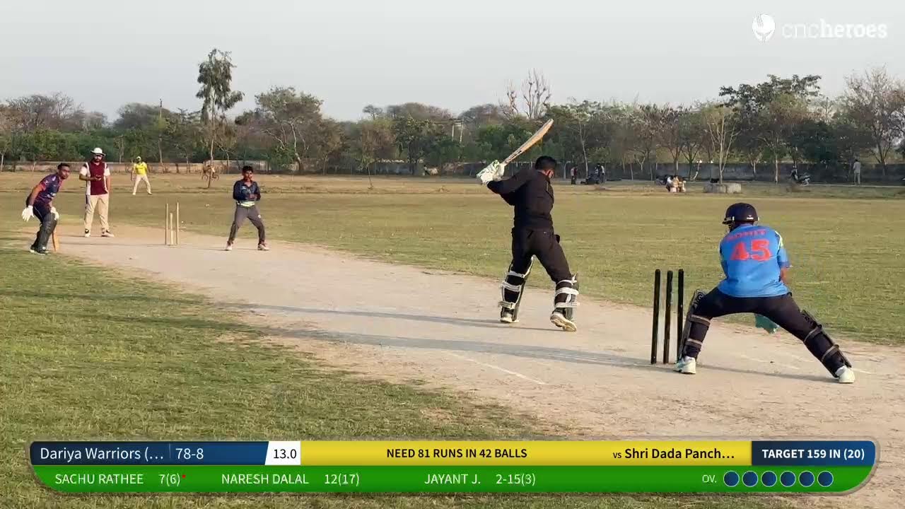 Shri Dada Panchpir cricket Yuva samiti Asanda vs Dariya Warriors (CHHARA) | Live - Jhajjar Chhara …