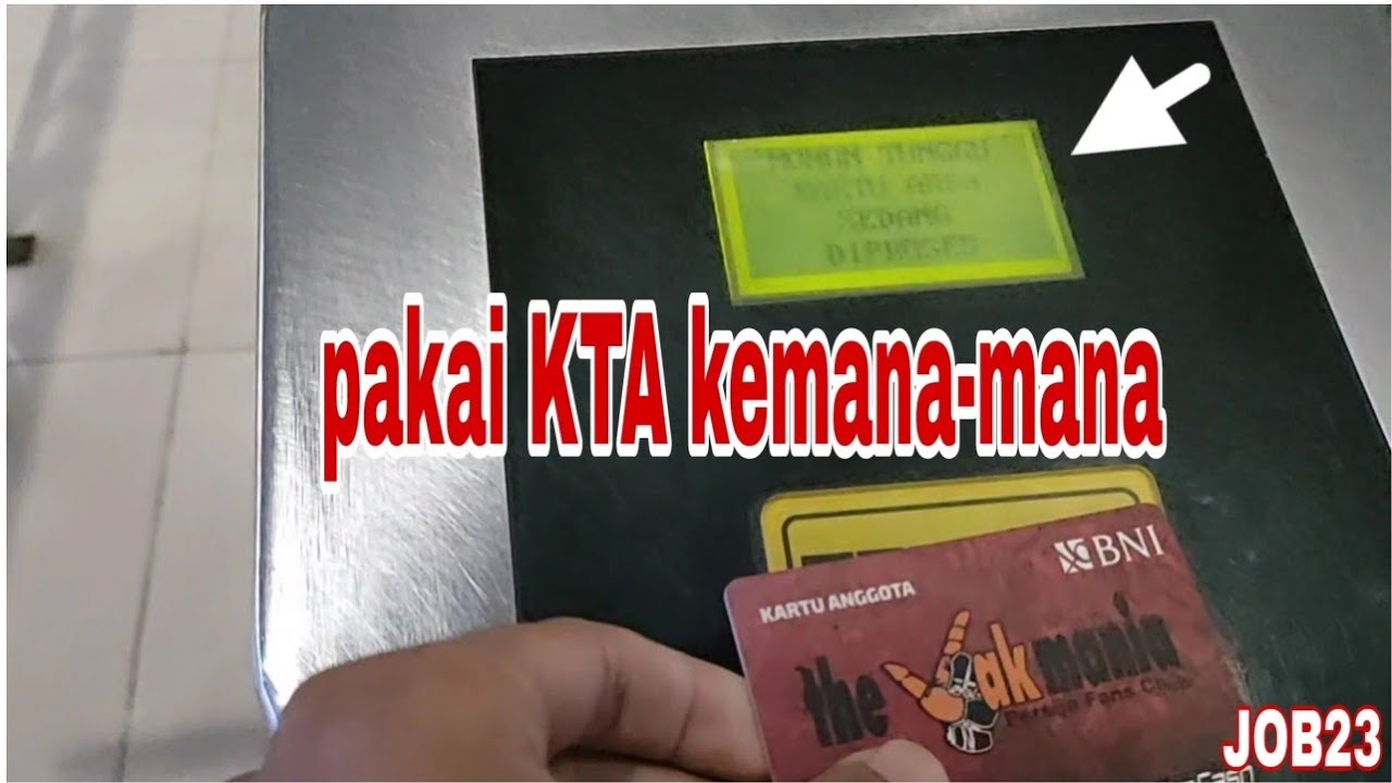 KERENN!!bisa Belanja makan Transportasi umum pakai KTA |Bangga JAK MANIA
