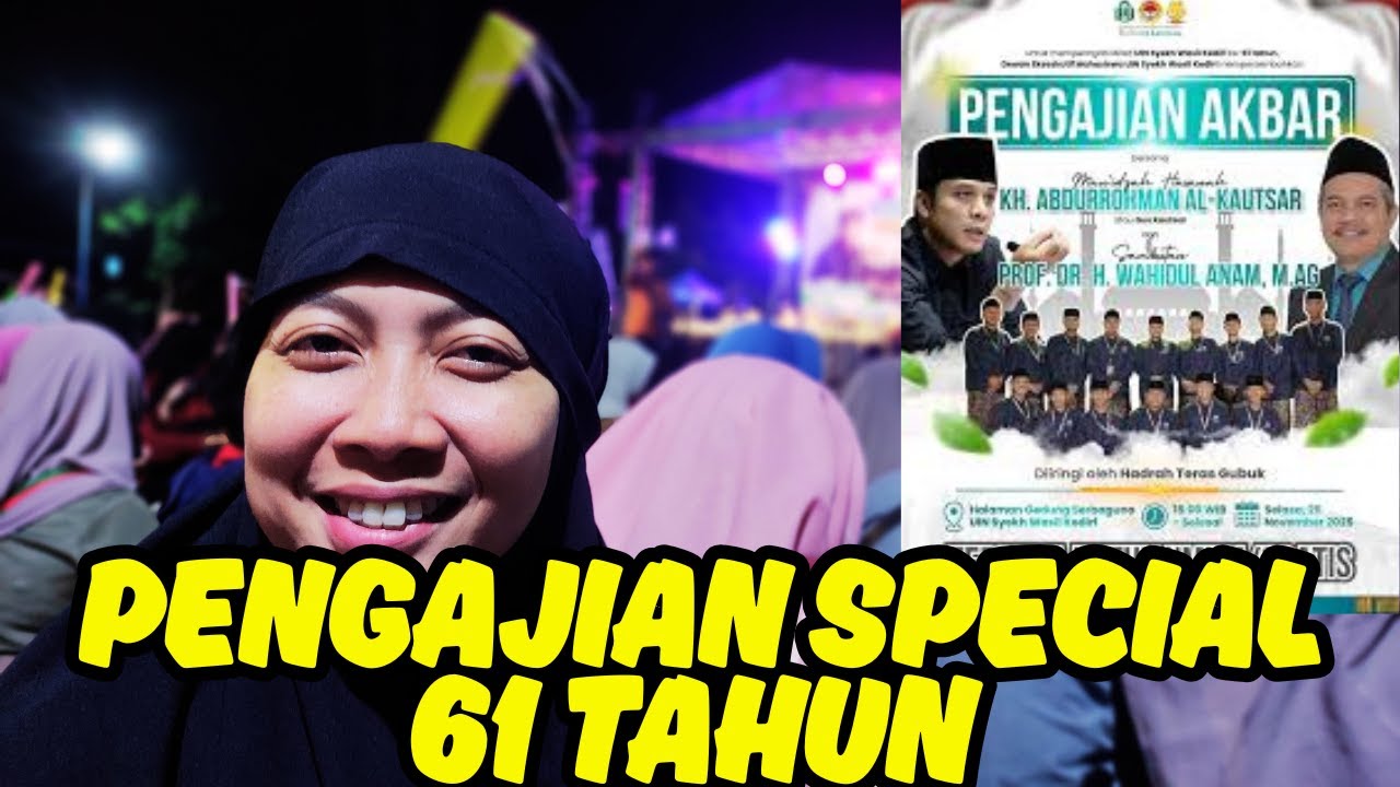 MERIAHNYA PENGAJIAN AKBAR DIES NATALIS KE- 61 UIN SYECH WASIL (IAIN) KEDIRI