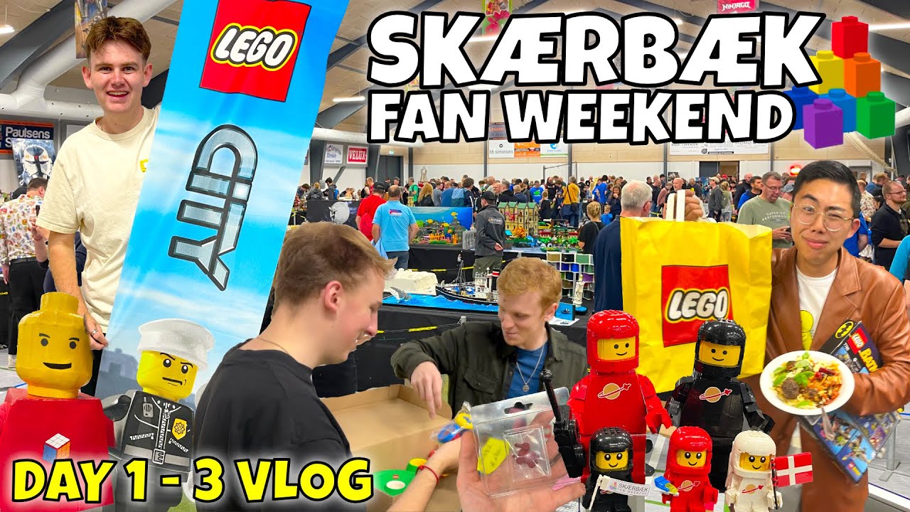 Уик-энд болельщиков Скербека 2024 в Дании - LEGO Convention VLOG
