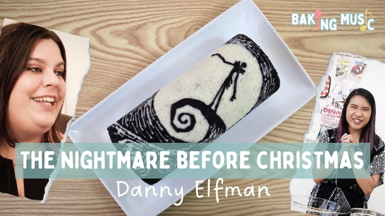 BAKING MUSIC: This is Halloween - The Nightmare Before Christmas ROLL CAKE | Episode 4