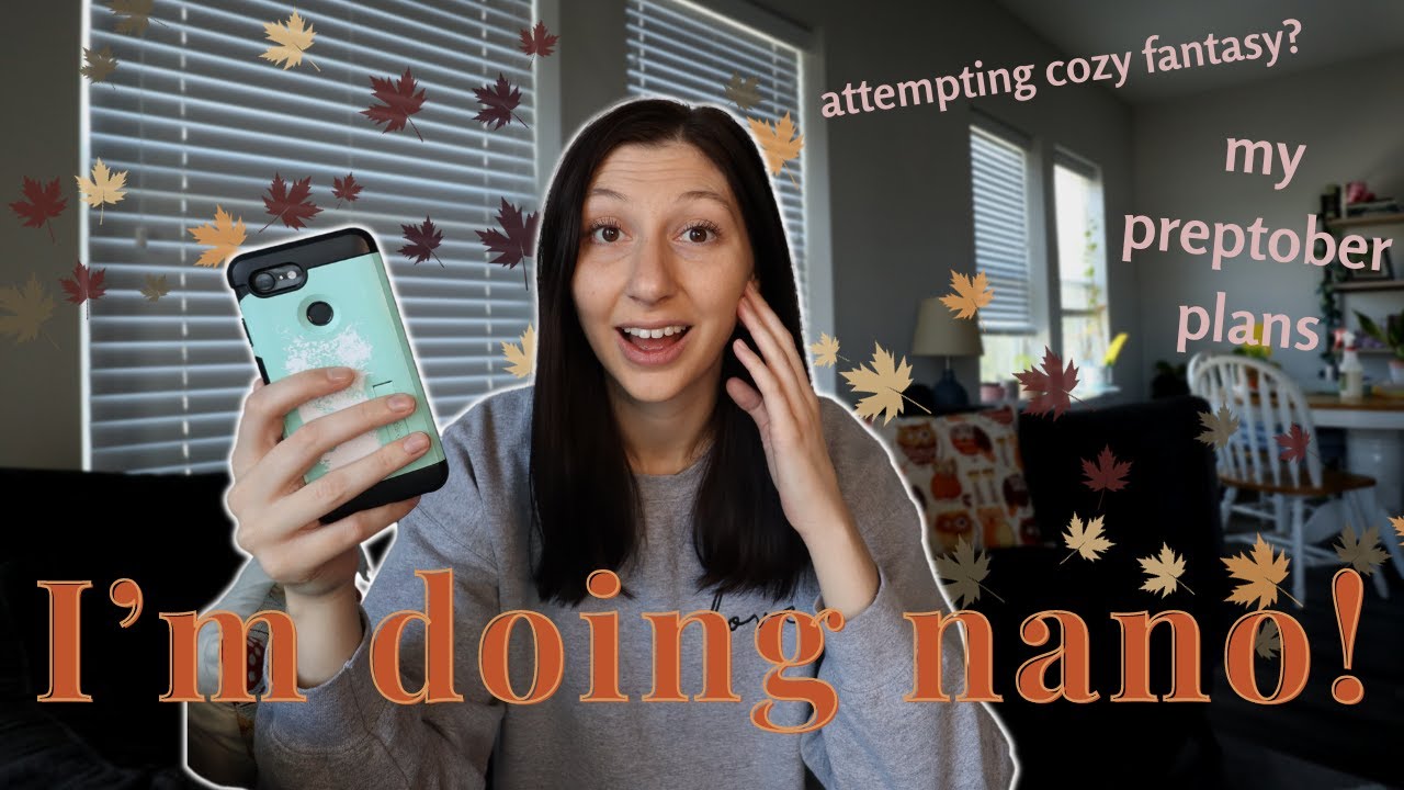 my nanowrimo announcement + preptober plans ✍️