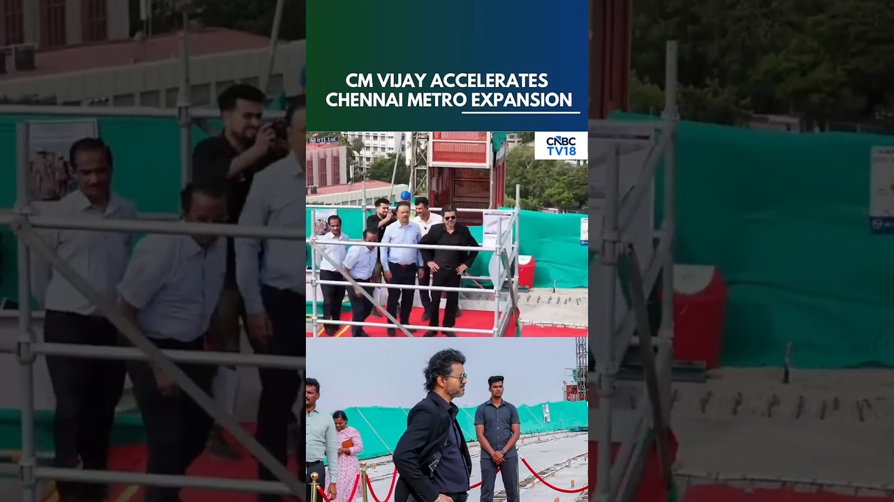 CM Vijay's Metro Mission: Chennai Set for Major Expansion | TN Inspects Metro Flyover Work | N18S