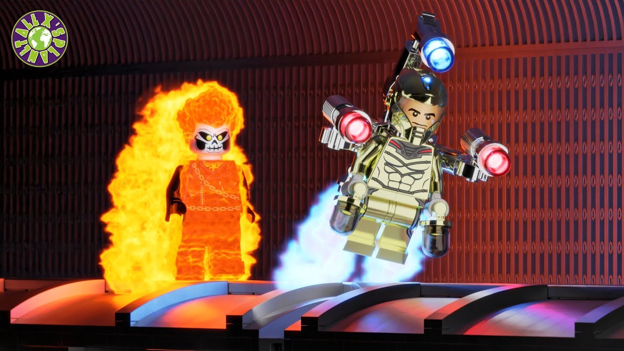 LEGO GHOST RIDER vs CYBORG