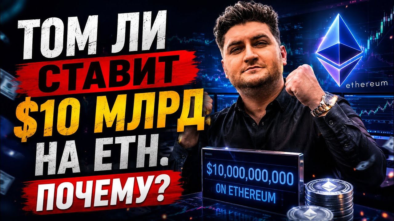 TOM LEE IS BETTING $10B ON ETH. WHY?